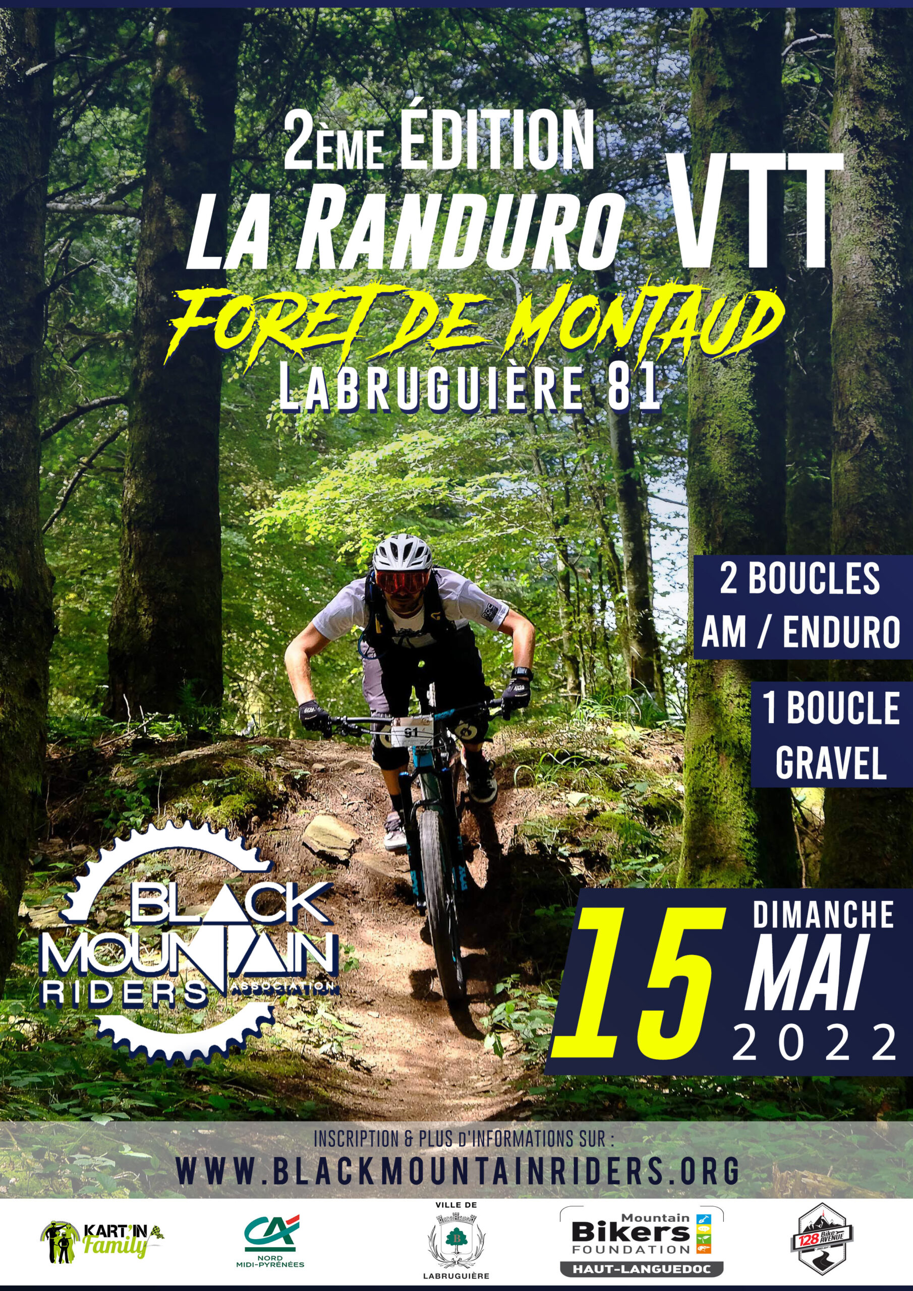 Randuro VTT de la forêt de Montaud Black Mountain Riders